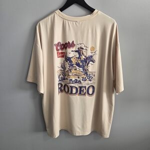 Coors Banquet Oversized Graphic Rodeo Tee | XL